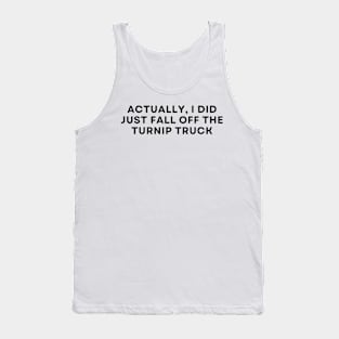 Turnip Truck Tank Top
